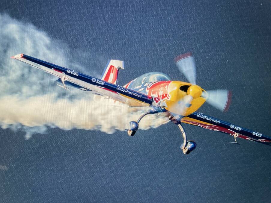 Red Bull Air Race world champion Matt Hall will take to the skies over Mount Panorama as part of the Bathurst 12 Hour's entertainment. Picture supplied