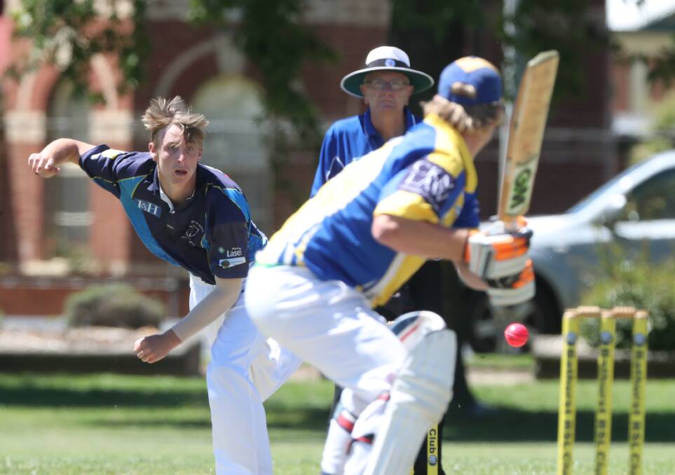 ROLLING ALONG NICELY: Mitch Taylor and his fellow Saints have won five games on the trot to be sitting fourth on the Bathurst District Cricket Association's first grade ladder. Photo: PHIL BLATCH