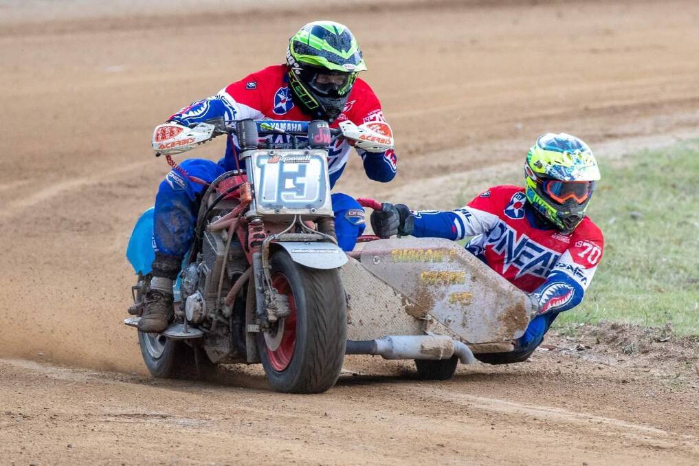 Bathurst Shadow's Racing duo Sean Griffiths and Mick Bryant were delighted to place 10th at the Australian Dirt Track Championships.