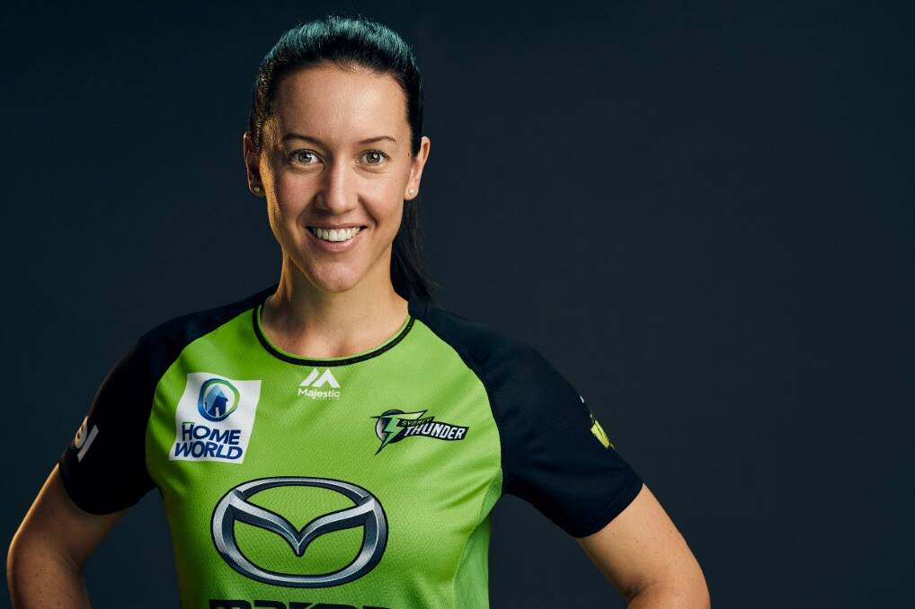 EXTENSION: She made her Women's Big Bash League debut with Sydney Thunder last summer and now Lisa Griffith has signed up for two more years of Twenty20 cricket with the club. Photo: CONTRIBUTED