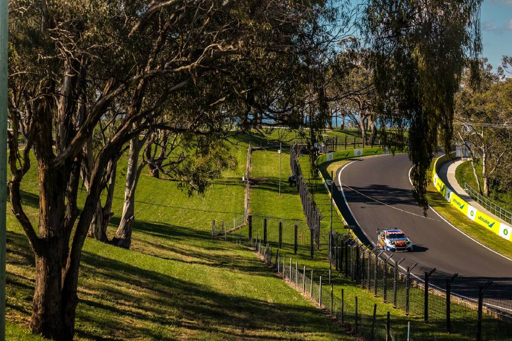 DIFFERENT SCENE: No fans are permitted at the top of Mount Panorama this year due to COVID-19. Photo: PENRITE RACING