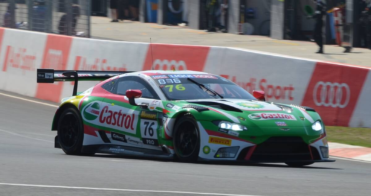 DIFFERENT BEAST: Supercars Rick Kelly enjoyed his chance to race at Aston Martin at Mount Panorama. Photo: ANYA WHITELAW