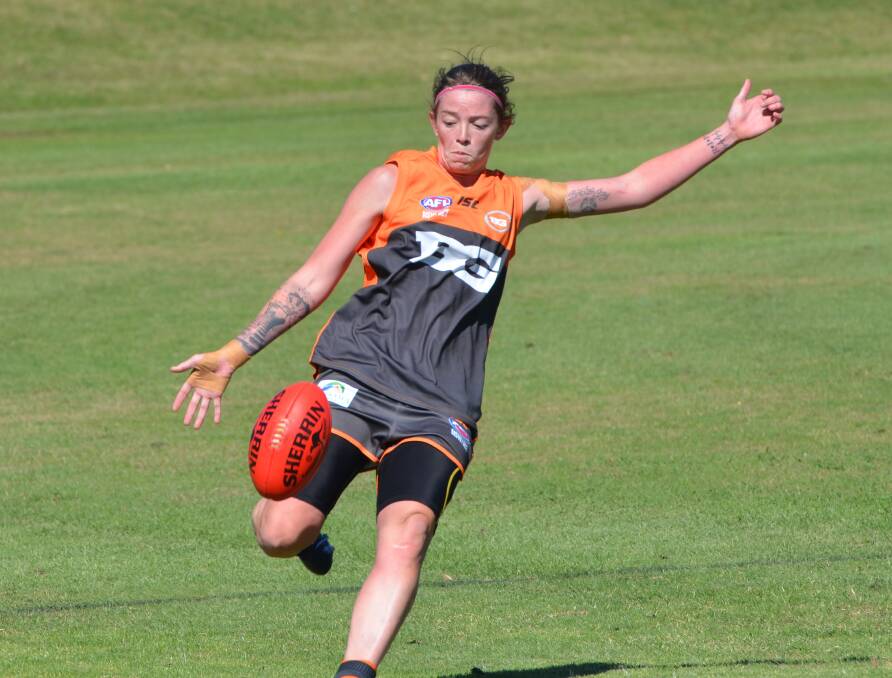 GOING STRONG: Mariah Gilchrist continue her strong start to the season for the Giants with another impressive performance against Orange. Photo: ANYA WHITELAW