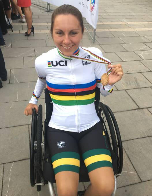 RECOGNITION: Emilie Miller is in line for another Para-cycling honour.
