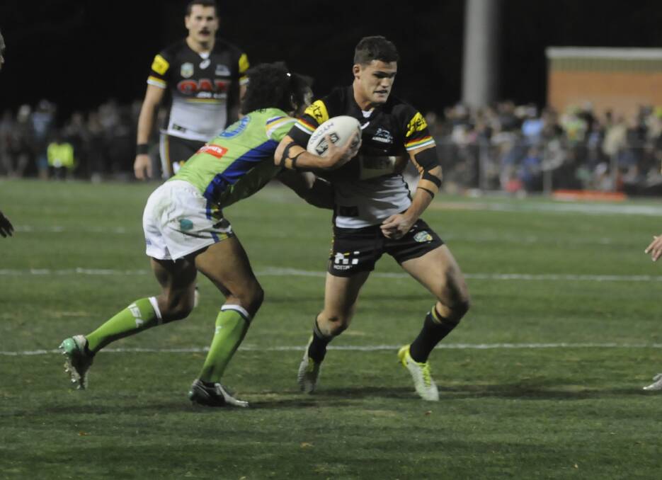 BACK IN BATHURST: While COVID-19 prevented Nathan Cleary and his Panthers playing at Carrington Park this year, Penrith will return to Bathurst in 2021. Photo: CHRIS SEABROOK