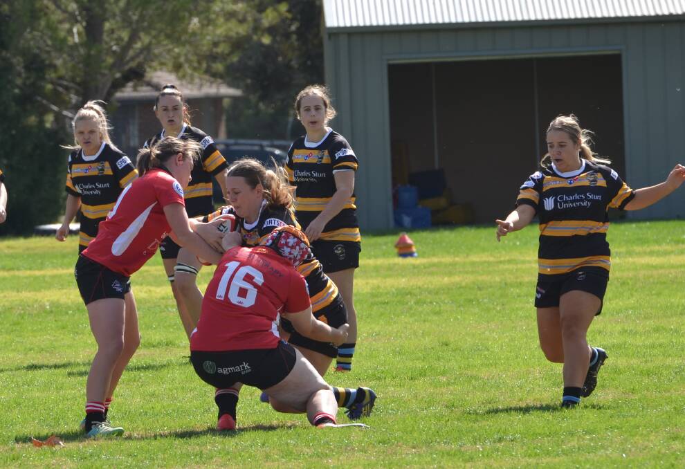 CSU made it four Ferguson Cup wins in a row on Saturday when beating Narromine. Photos: ANYA WHITELAW