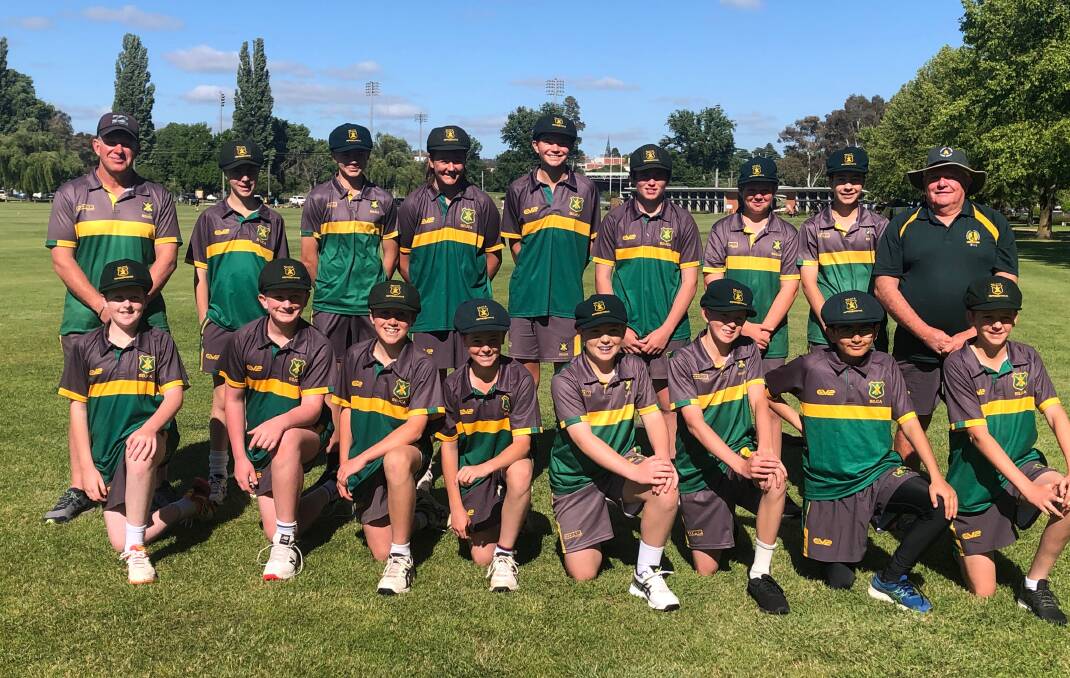 ON A ROLL: The Bathurst District under 14s side has posted wins over Mudgee and Orange to make a good start to its Central West Cricket Council season. Photo: CONTRIBUTED