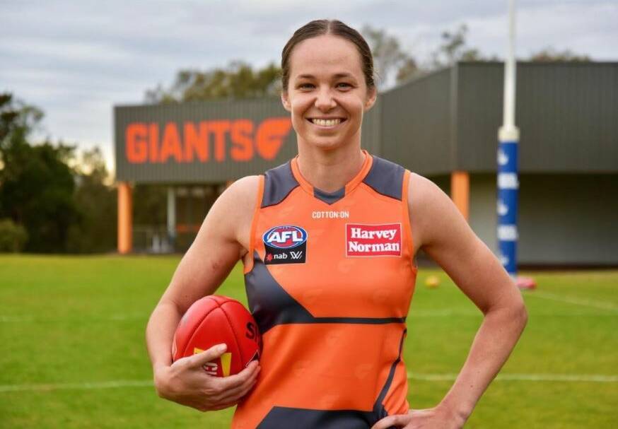 SPECIAL GUEST: GWS Giants talent Chloe Dalton will be a guest speaker at the Bathurst Giants' Celebration of Female Football. Photo: CHOLE DALTON INSTAGRAM