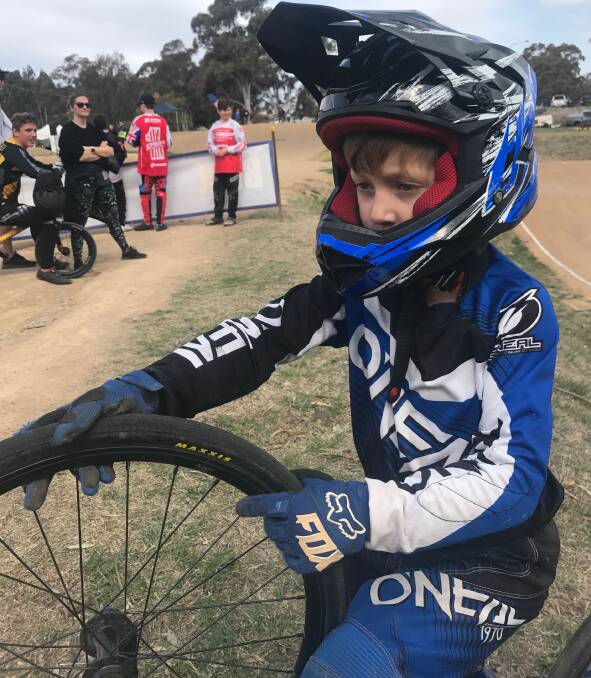 BIG DAY OUT: Bathurst junior Dom Pappas reached his first competitive semi-final at the Hawkesbury round of the State Series. Photo: CONTRIBUTED