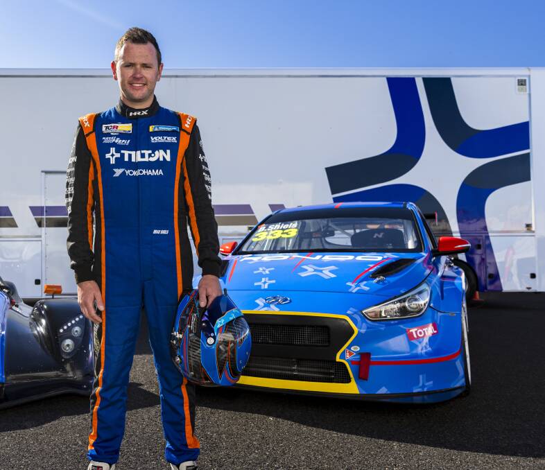 TIME TO CLIMB: He's the leading privateer in the TCR Australia Series, but Brad Shiels is aiming to improve his season-best seventh placing.