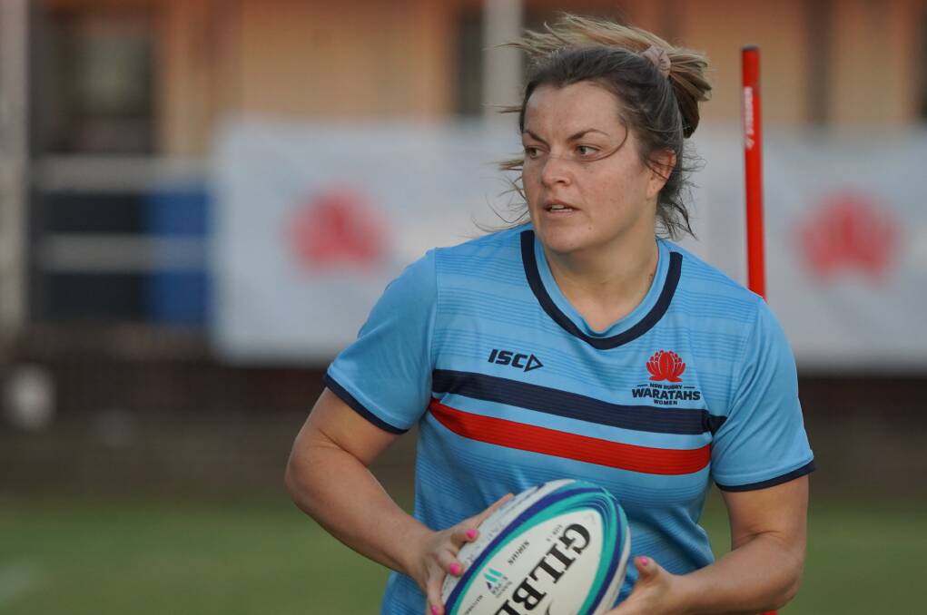 LEADER: Waratahs skipper Grace Hamilton scored the opening try of the Waratahs' preliminary final win over Queensland.