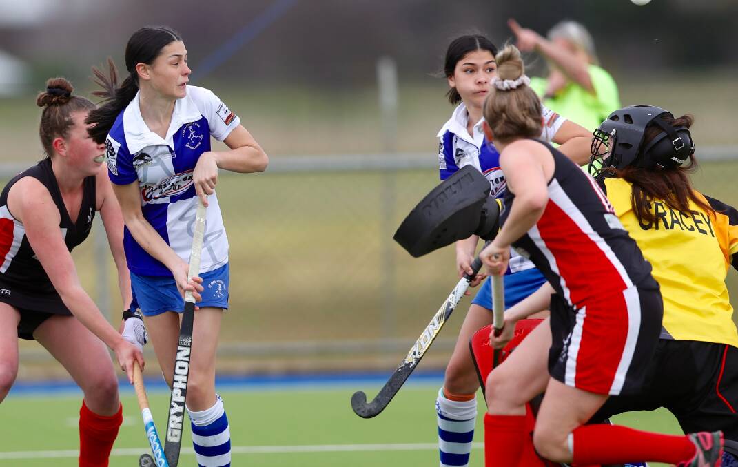 DYNAMIC DUO: Sisters Millie and Macey Fulton are in hot form for the Saints. Photo: PHIL BLATCH
