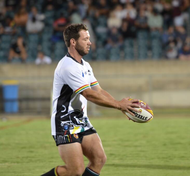 HOPING FOR KICK-OFF: Panthers captain-coach Doug Hewitt hopes his men get the chance to defend their Group 10 premiership.