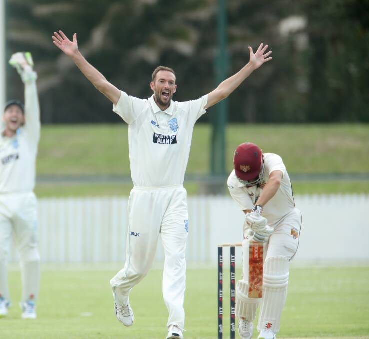HOWZAT? NOT QUITE ENOUGH: Trent Copeland claimed seven wickets in ACT-NSW's match against Victoria, but it was not enough to help his side to victory.