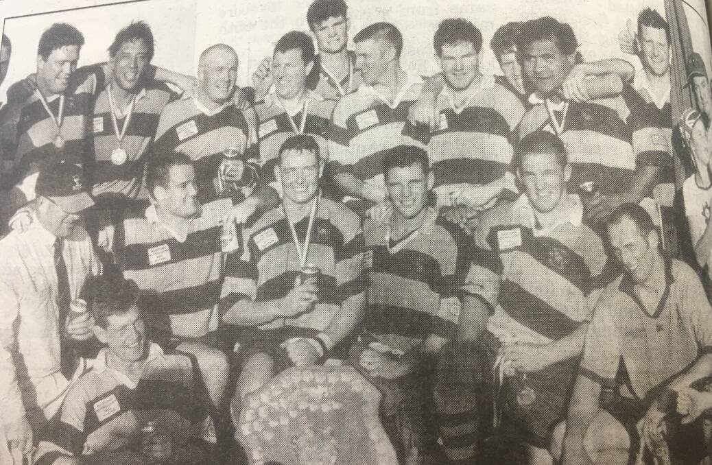 BACK-TO-BACK: The Bathurst Bulldogs side which beat Dubbo Kangaroos 10-6 in the 1997 grand final.