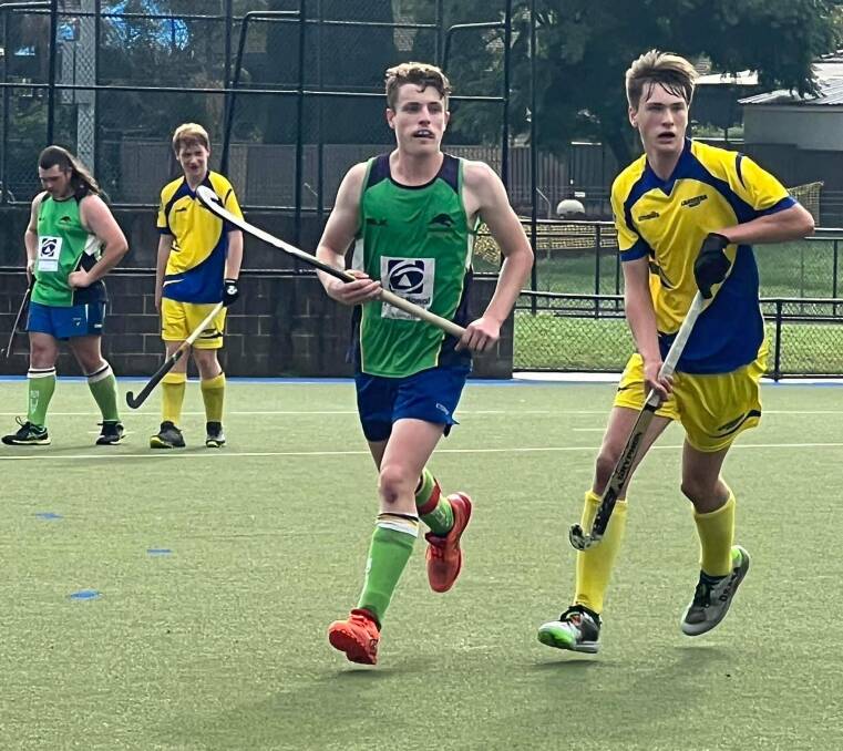 STAR: Bathurst talent Fletcher Norris was named division two player of the tournament at the Hockey NSW under 18 State Championships. Photo: CONTRIBUTED