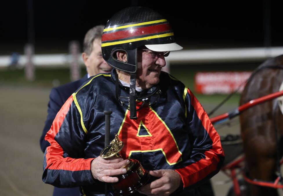 DOUBLE UP: Colin McDowell won the Gold Tiara for the second time last year, producing a brilliant drive aboard Michelle Lee Mac. Photo: PHIL BLATCH