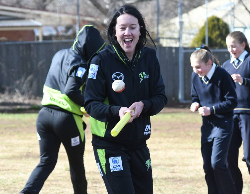 WARMING UP: Lisa Griffith had a big season 2018-19 for Sydney Thunder but come this summer is hoping to play a greater role for the NSW Breakers. She has been impressing for the Breakers during the pre-season.