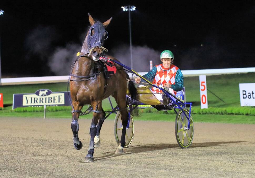 LET'S GO AGAIN: Lincoln Cullen - aka George - will line up at the Bathurst Paceway on Wednesday night. Photo: COFFEE PHOTOGRAPHY AND FRAMING