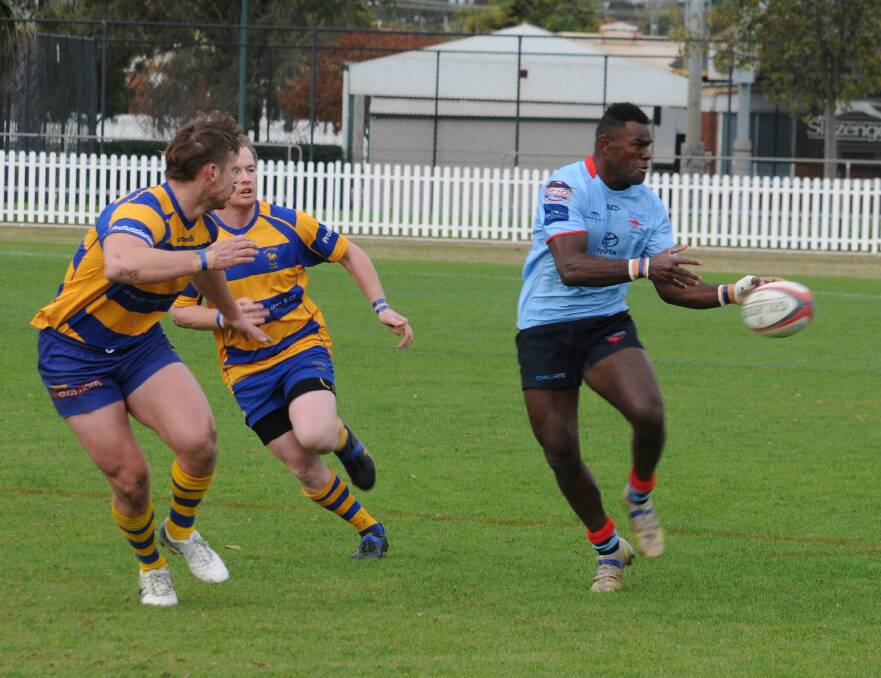 EXCITING: Dubbo's Ratu Roko has earned a place in the Blue Bulls' starting XV. Photo: NICK GUTHRIE