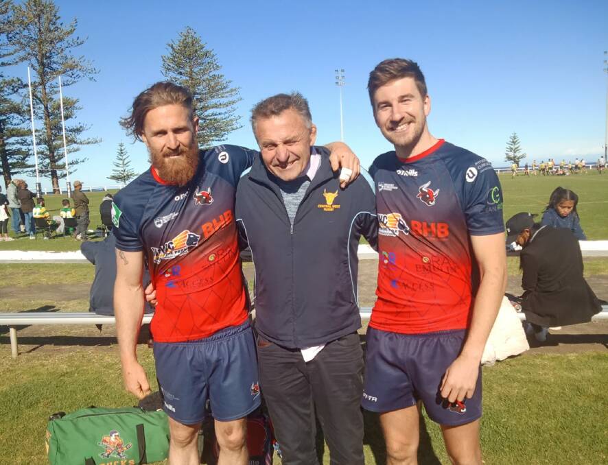 FAMILY PASSION: Jarrad, Dave and Lachy Conyers have played close to 1,000 games of club and representative rugby between them.