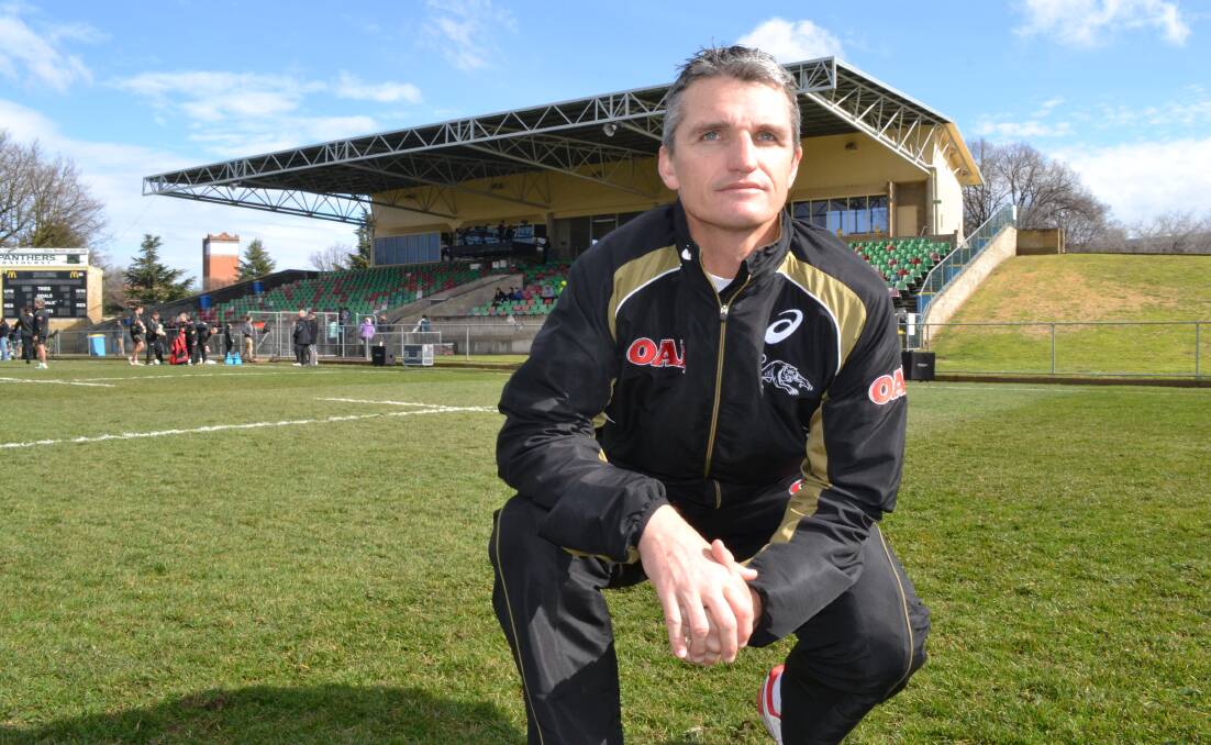 FLASHBACK: Ivan Cleary coached Penrith when they played the first of their now annual fixtures at Carrington Park in 2014. Next year he will again guide the Panthers.