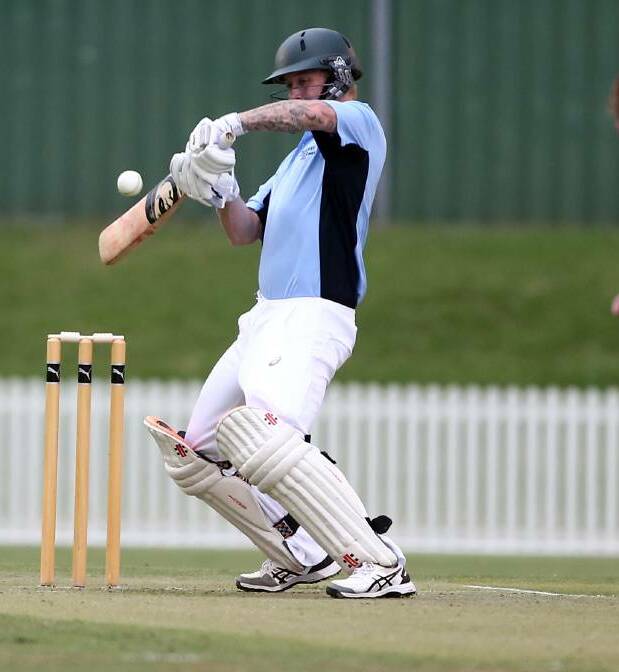 WEAPON: Ryan Gurney blasted an unbeaten century for Centennial Bulls last Saturday, demonstrating just how devastating he can be with the bat.