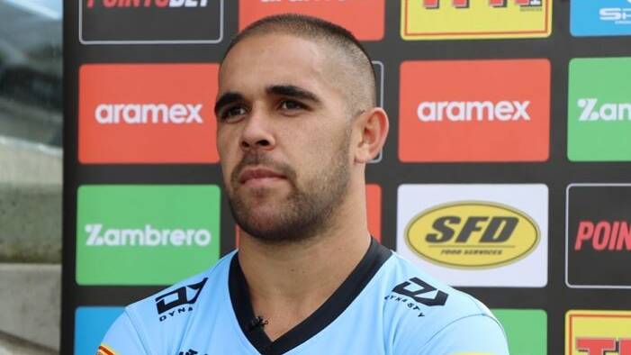 THINKING FINALS: Will Kennedy is hoping to get another taste of NRL finals this year with the Sharks. They sit in eighth with two rounds remaining.