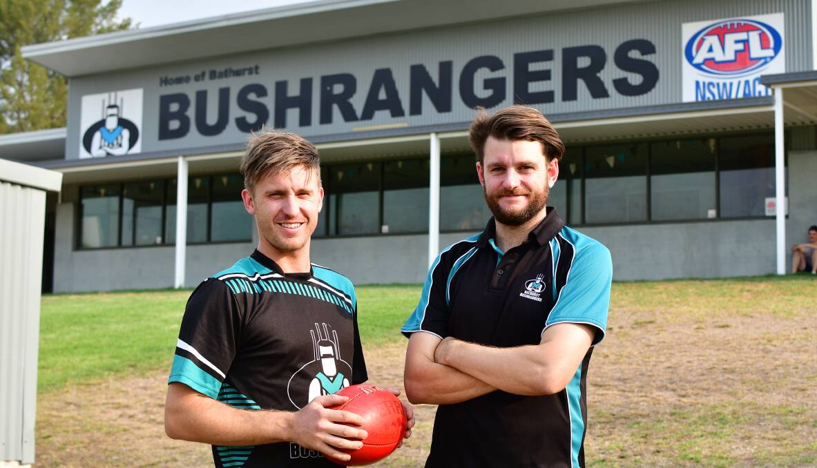 BACK ON DECK: Matt Archer and Tim Hunter will coach a Bathurst Bushrangers side together for the fourth consecutive season.