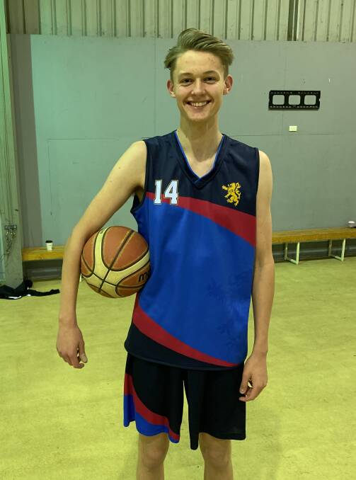 STANDING TALL: Scots All Saints' College basketballer Baxter Williams will play in the Association of Independent Co-Educational Schools side this week.
