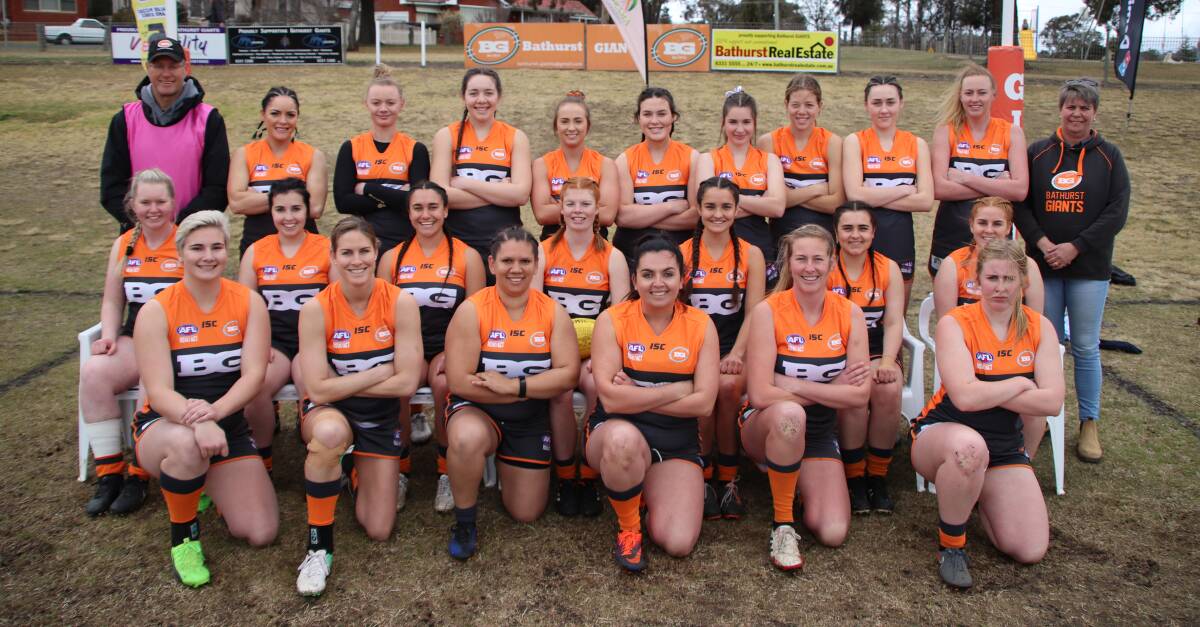 BIG SEASON: The Bathurst Giants have made it all the way to the Central West AFL women's preliminary final in their inaugural season. Photo: CONTRIBUED