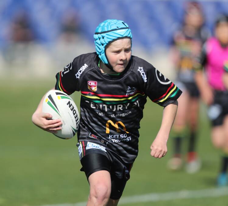 The Bathurst Panthers under 11s advanced to the grand final with a 40-12 win over Storm. Photos: PHIL BLATCH