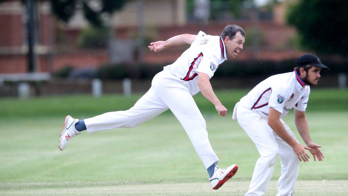 HEART AND SOUL: Clint Moxon was the competition's leading wicket-taker this summer. Photo: PHIL BLATCH