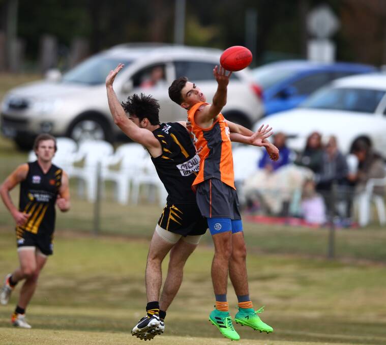 ON THE ROAD: Nic Broes and his fellow Giants will take on Orange this Saturday at Bloomfield Oval. Photo: PHIL BLATCH
