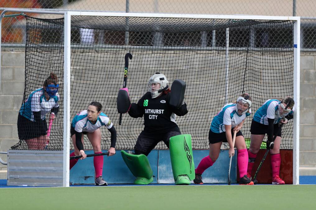 STAR SHOT BLOCKER: Bathurst City goalkeeper Maddy Tattersall has earned NSW Country selection after impressing at the state championships. Photo: PHIL BLATCH