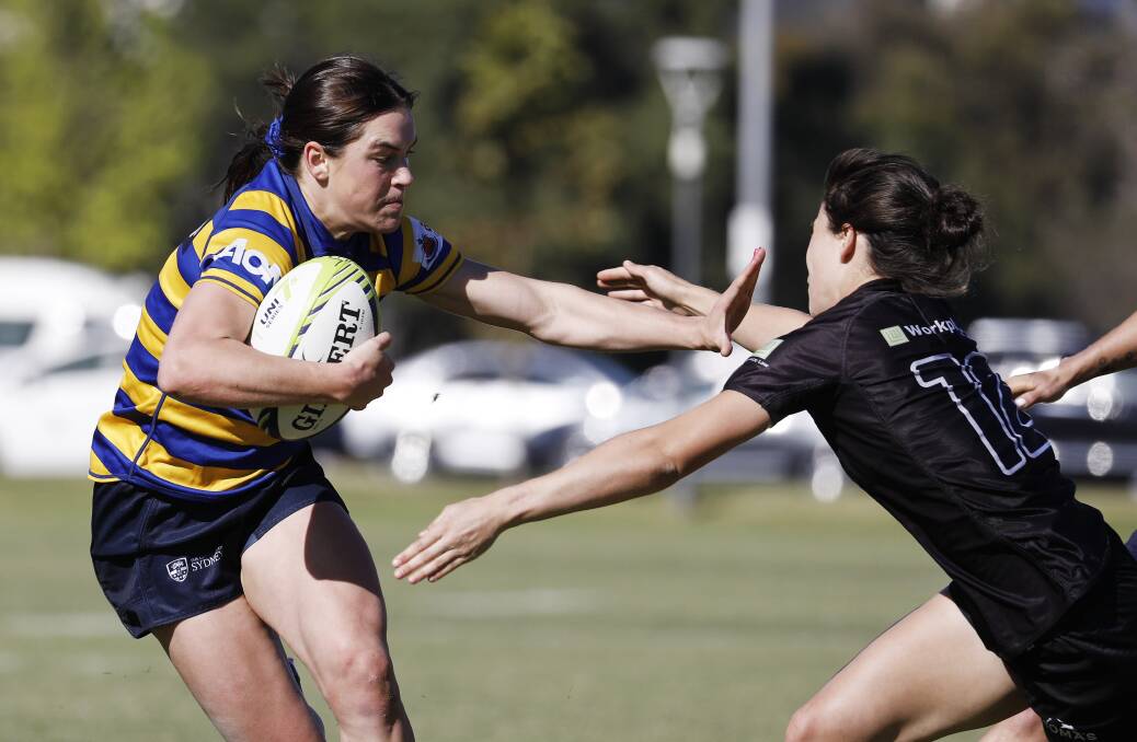 CLASSY STUDENT: Jakiya Whitfeld has been a star for Sydney Uni in the Uni 7s, but she may not get a chance to play in that competition this year. Photo: KAREN WATSON