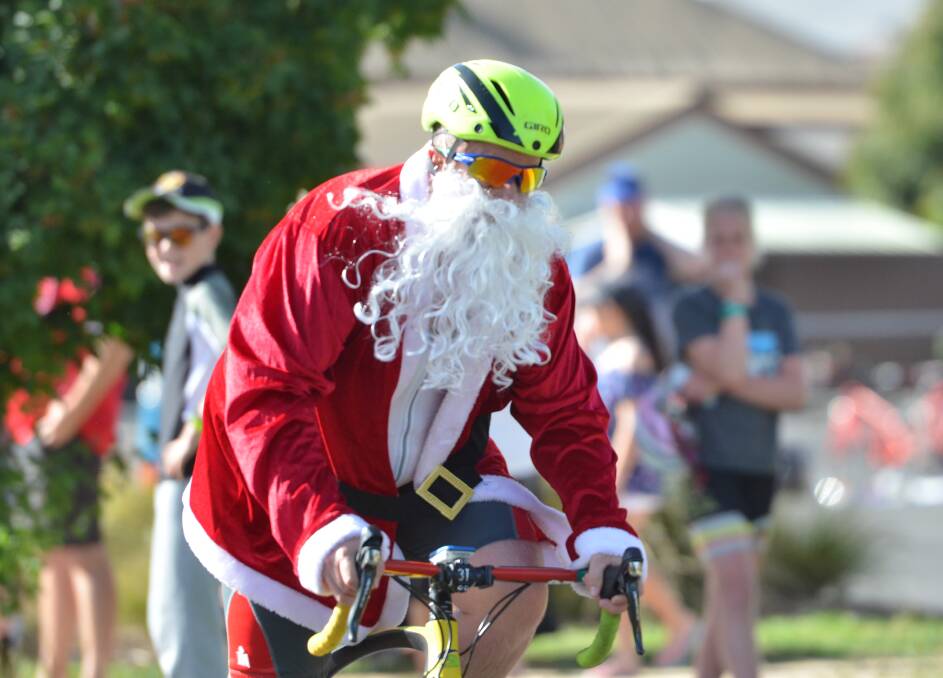 FESTIVE FEEL: Santa costumes often make an appearance at the Bathurst Wallabies' Christmas triathlon. The 2021 edition is this Sunday.