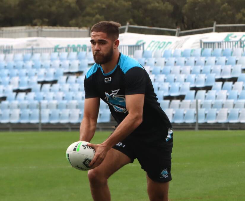 PRAISED: It was been a tough week for Cronulla, but Will Kennedy has been praised for his efforts at fullback. Photo: SHARKS MEDIA