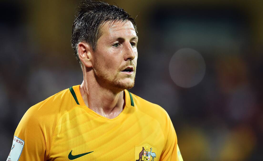 ON THE MARKET: At least two A-League clubs have expressed an interest in signing Blayney striker Nathan Burns. Photo: GETTY IMAGES