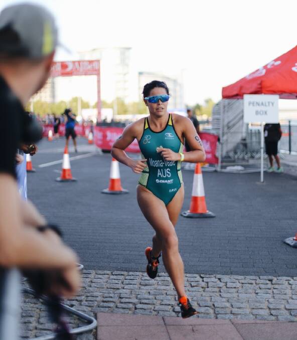 PATHWAYS: Star Bathurst triathlete Tamsyn Moana-Veale is a graduate of the Western Region Academy of Sport. A new partnership between WRAS and NSWIS is aimed at seeing more talented athletes go on to wear the green and gold.