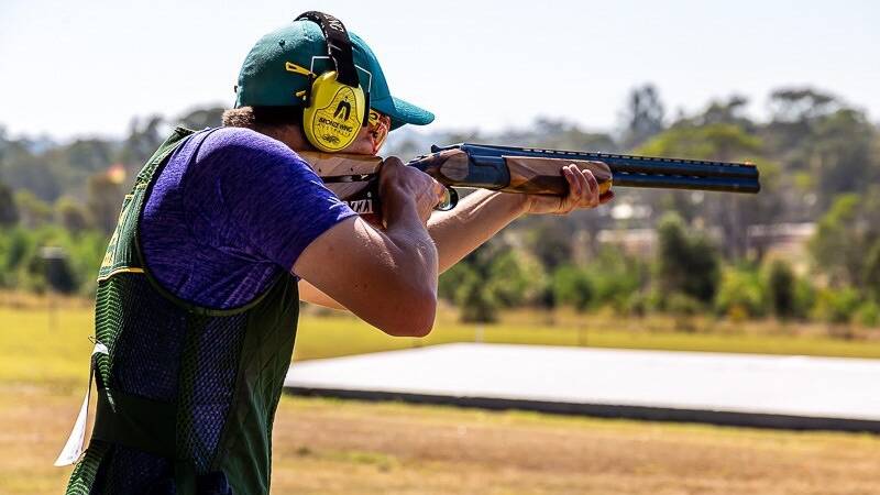 AIMING UP: Bathurst trap shooter Michael Coles is hoping to gain a spot in the Australian Olympic team. Photo: CONTRIBUTED