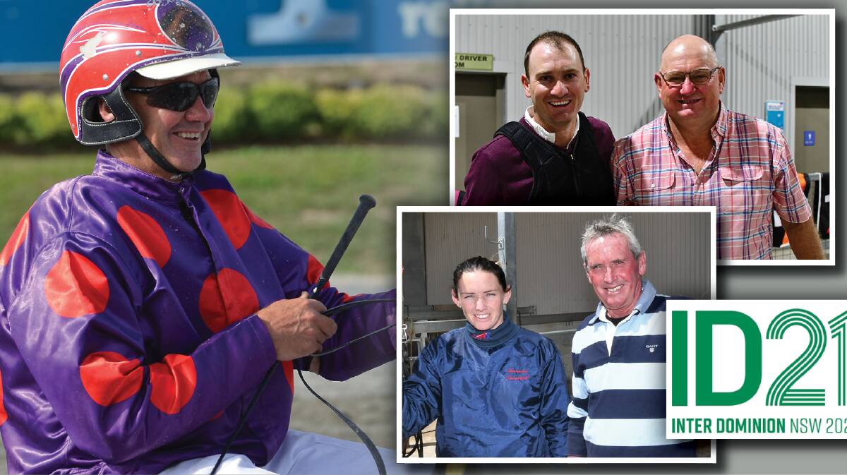 SPECIAL MOMENT: Bernie Hewitt, Chris and Anthony Frisby, Amanda and Steve Turnbull will all get a home track Inter Dominion experience on Wednesday night when the Bathurst Paceway hosts heats of the rich series.