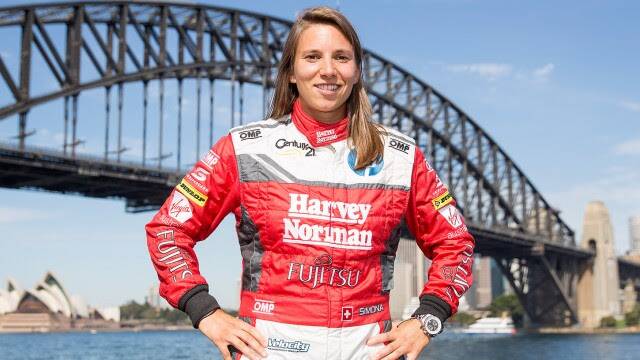 SHE'S VIRTUALLY BACK: Simona De Silvestro will contest the Supercars All Stars Eseries round at Mount Panorama on Wednesday night.