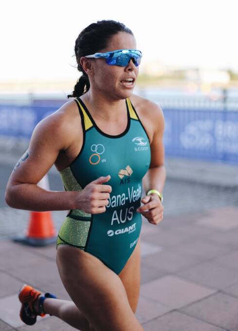 GOOD FORM: Tamsyn Moana-Veale narrowly missed out on a podium at the Chengdu ITU World Cup event. Photo: TRIATHLON AUSTRALIA
