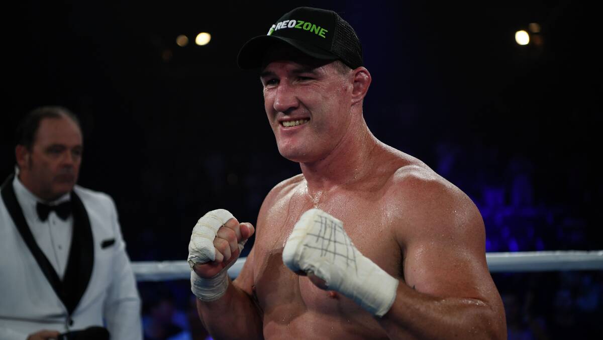 BATHURST LINK: Paul Gallen won't be fighting at Carrington Park this year, but the Rose brothers will stage his much-anticipate bout with Mark Hunt in Sydney. Photo: NO LIMIT BOXING
