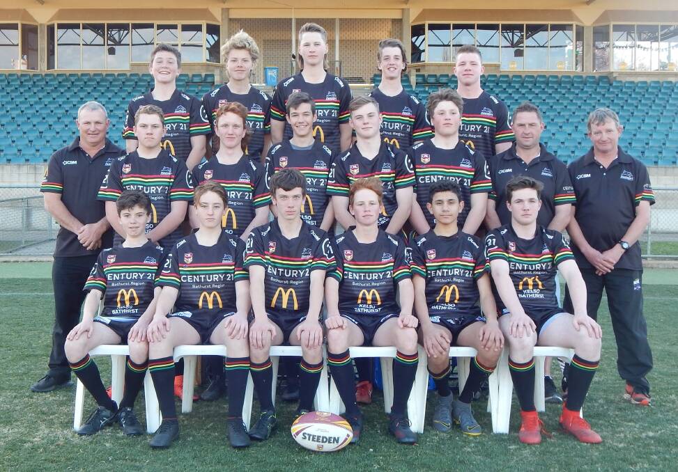 HUNGRY PANTHERS: The under 15 Bathurst Panthers side which will face Cowra in Saturday's Group 10 Junior Rugby League grand final. Photo: CONTRIBUTED