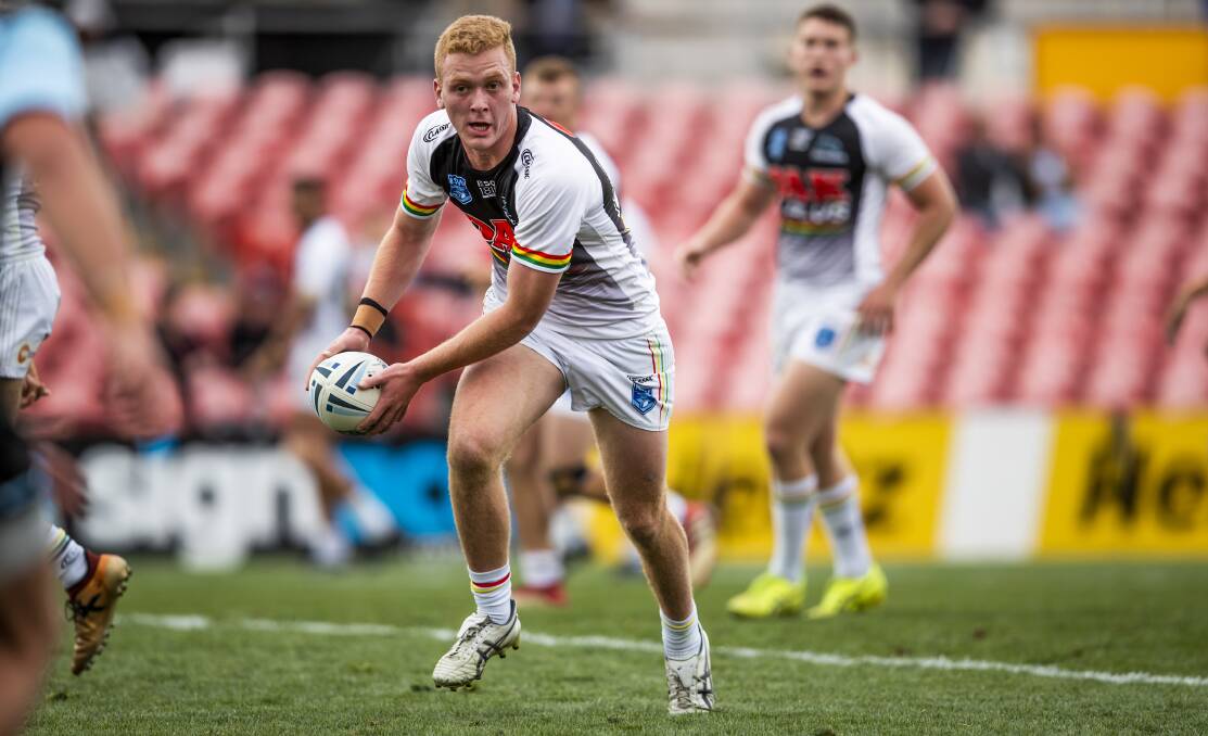 INJURY CLOUD: A hamstring injury could keep Adam Fearnley from lining up in Penrith's Jersey Flegg qualifying final on Saturday. Photo: PENRITH PANTHERS
