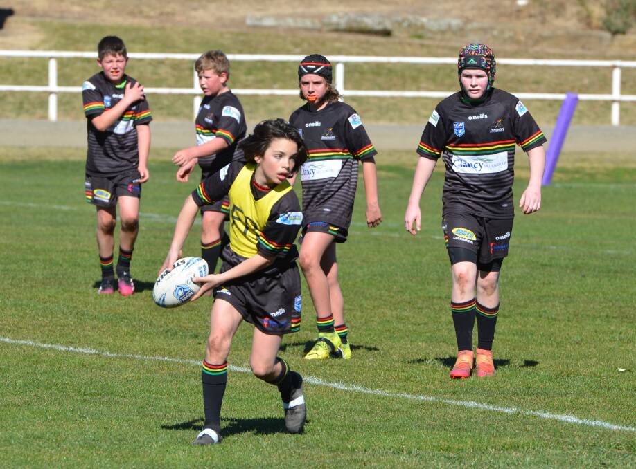 TALENTED GROUP: Bathurst Panthers under 12s playmaker Riley Carter showed plenty of attacking creativity this year. He and his team-mates had reached the major semi-final stage before the season was abandoned. Photo: ANYA WHITELAW