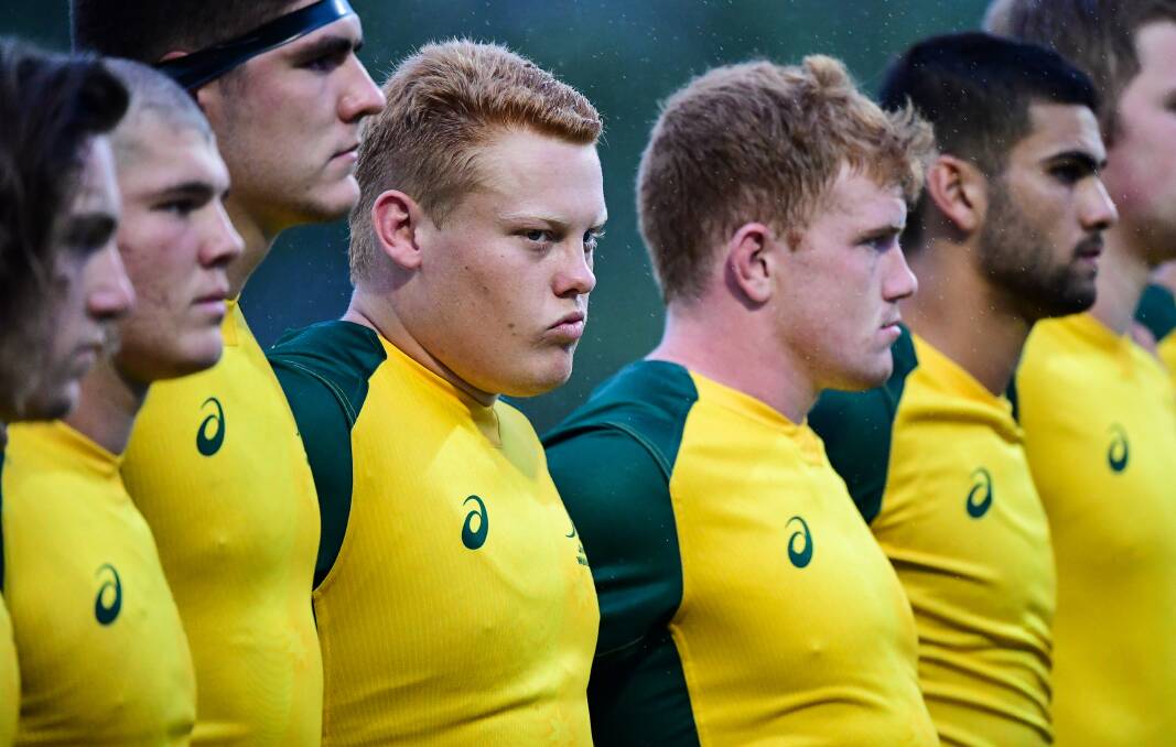 CHAMPION: Former Stannies skipper Bo Abra was part of the Junior Wallabies side which won the Under 20s Oceania Championships. Photo: RUGBY AU MEDIA/STUART WALMSLEY