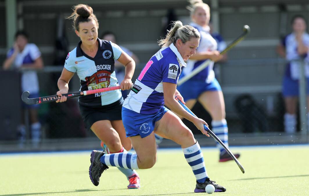 SHARING THE POINTS: St Pat's and Souths played out a 2-all draw in their first women's Premier League Hockey meeting since June 2019. Photos: PHIL BLATCH